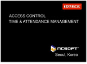 Access Control and Time and Attendance Applicaion Case NC Soft (Seoul, Korea)